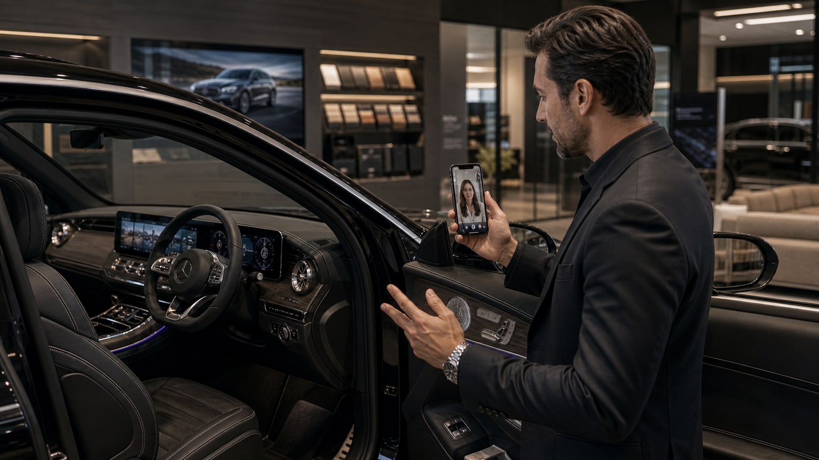Live commerce for luxury, jewelry, furniture, fashion, and cars